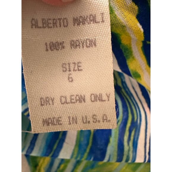 NWT Alberto Makali Dress Womens 6 Maxi 90's Y2K Whimsigoth Quiet Luxury Vintage - Picture 12 of 12